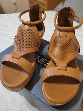 Sandały damskie Venezia skóra rozmiar 39