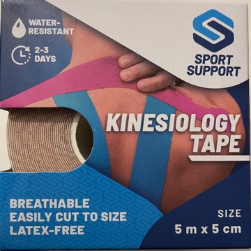 Taśmy kinesiology tape 5m x 5cm 3szt