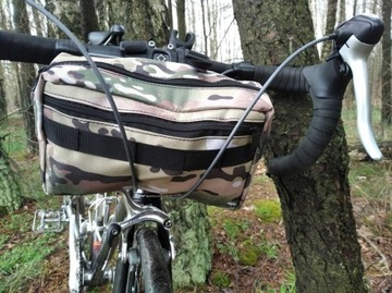 bikepacking torba na kierownice nerka 2 w 1