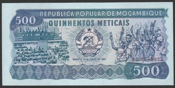 Mozambik 500 meticais 1983 - AC001 - stan UNC