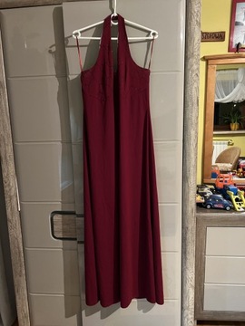 Suknia wieczorowa w kolorze bordo roz 44
