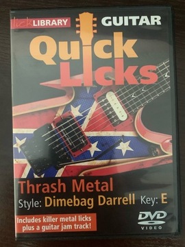 Guitar Quick Licks: Thrash Metal, Dimebag   DVD 