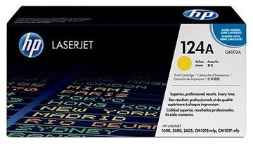 Oryginalny toner HP Q6002A 124A Yellow Żółty