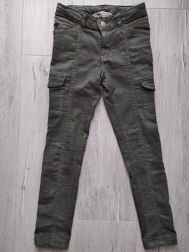Spodnie dziewczęce H&M r.128, pas max 65 cm