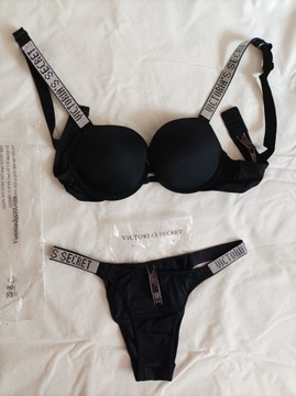 Victoria's Secret biustonosz 75B push majtki M