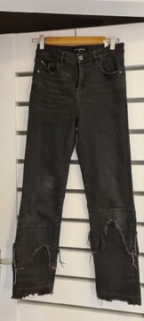 Spodnie jeansowe czarne Reserved rozm.36