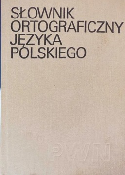 Słownik ortograficzny języka polskiego.