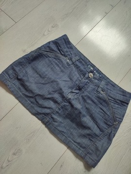 Spodnica jeans mini 29 za grosze tanio okazja 158