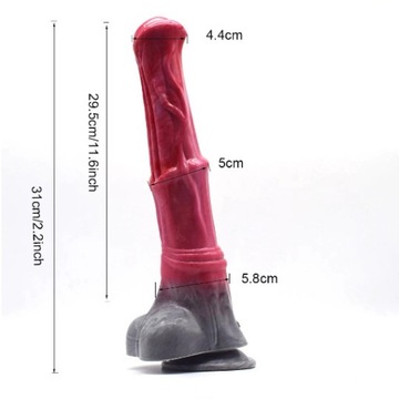 Koń koński penis ogromne realistyczne dildo 30cm+