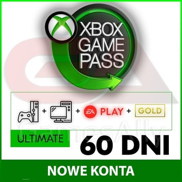 XBOX GAMEPASS ULTIMATE 60 DNI 2 MIESIĄCE +CORE +EA