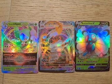 Zestaw kart Pokemon (3 karty) - błyszczące (foil)