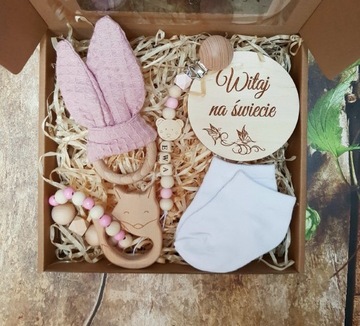 Gift Box Baby shower wafel prezent dla niemowlaka
