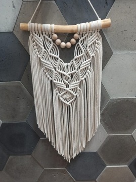 Piękna makrama BOHO,handmade prezent,sypialnia