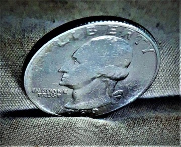 QUARTER  DOLLAR---1969---  USA