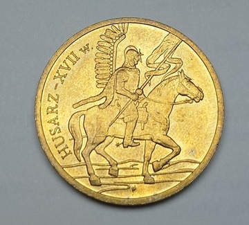 Moneta 2 zł Husarz XVII wiek - 2009 rok
