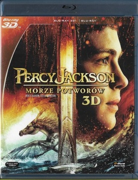 x Percy Jackson Morze potworów Blu-ray 2D+3D NOWE