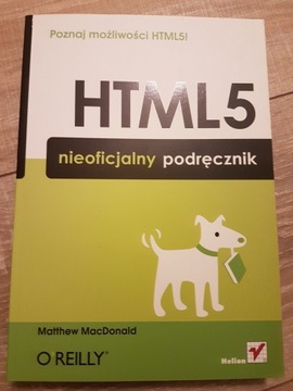 HTML5 Nieoficjalny podręcznik książka programowani