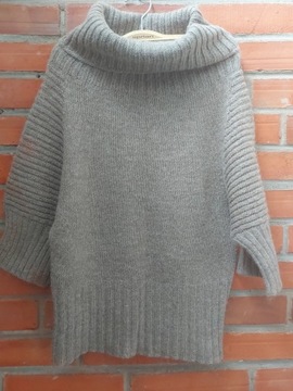 Sweter golf moher wool ITALY j. nowy rozm.S-M