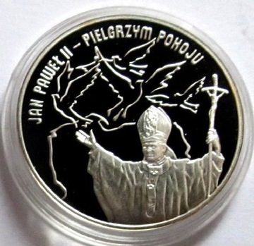 JAN PAWEŁ II MEDAL PIELGRZYM POKOJU AG925