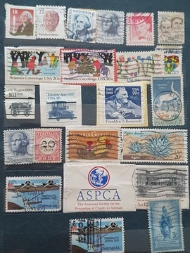 USA zestaw znaczkow widocznych ,sprzedam