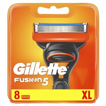 Wkłady Gillette Fusion5 (8szt) ORYGINAŁ