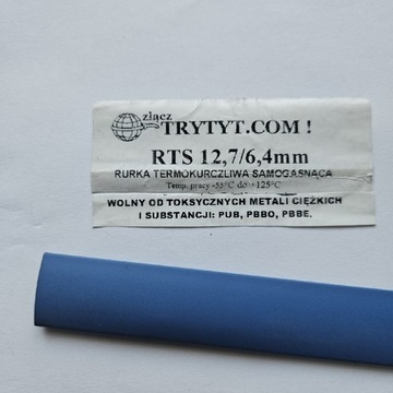 Koszulka termokurczliwa Trytyt RTS 12,7/6,4mm  