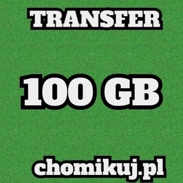 Transfer 100 GB na chomikuj Bezterminowo