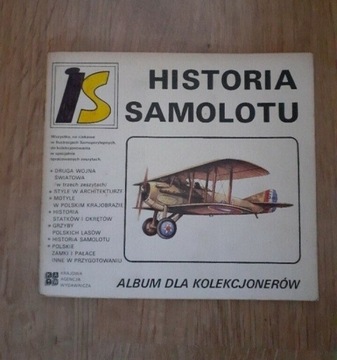 Historia samolotu. Ilustracje samoprzylepne 