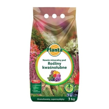Nawóz PLANTA Rośliny kwaśnolubne 3kg