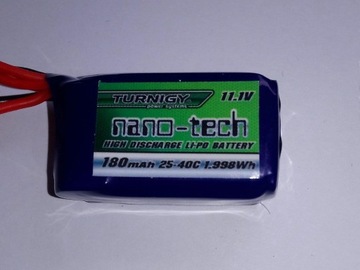 Akumulator Nano-tech 180mAh 3s 25C/40C
