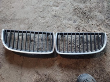 BMW E90 PRZEDLIFT NERKI GRILL KOMPLET