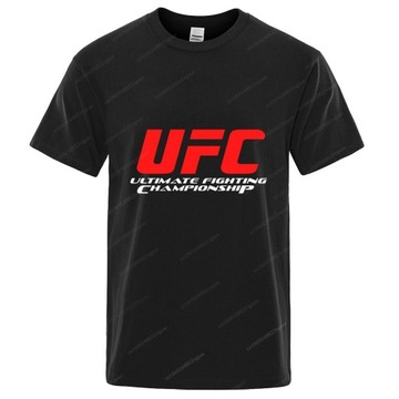 Koszulka sportowa MMA siłownia z napisem UFC 