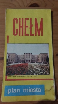 Chełm- plan miasta 1985r.