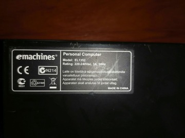 Obudowa PC Acer eMachines EL1352 Mini ITX