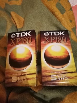 Kaseta VHS SVHS S-VHS TDK XP180  SE-180XPEN nowa