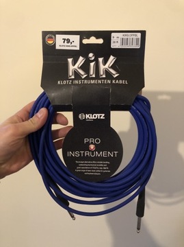 KLOTZ KIK9.0PPBL - kabel instrumentalny 2x Jack 9m