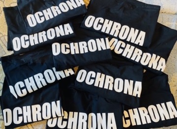 Koszulka t-shirt Ochrona rozmiar XL