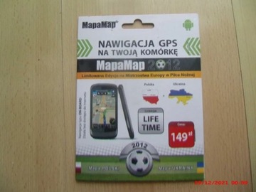 Nawigacja GPS MapaMap Polska + Ukraina LIFE TIME