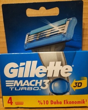 Wkłady do maszynki Gillette Mach3 Turbo