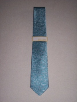 MK Michael Kors krawat jedwabny aqua blue