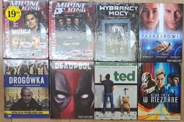 Zestaw filmów DVD Drogówka Deadpool Jestem legendą