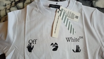 Off White koszulka męska S Pachy 50 cm x 2 