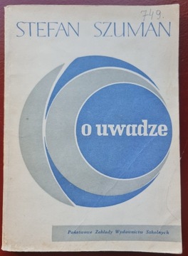 "O uwadze" Stefan Szuman 1961