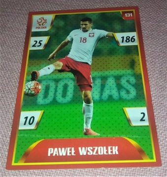 Kolekcjonerska karta piłkarska Paweł Wszołek