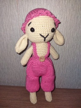 Króliczek handmade amigurumi 