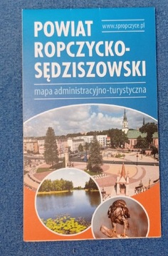 Powiat Ropczycko Sędziszowski mapa 