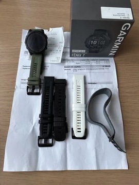 Garmin FENIX 7 Sapphire Solar Gwarancja smartwatch