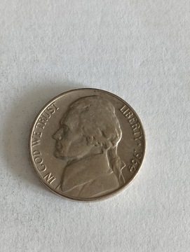 USA 5 cent 1964 rok