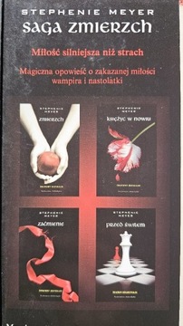 Stephenie Meyer Saga Zmierzch 4 tomy+gratis.