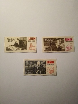 Fi 1849-1851 - 100 rocznica urodzin Lenina - 1970